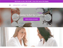 Tablet Screenshot of healthylotus.com